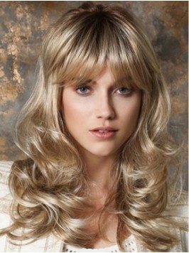 Blonde Long Wavy Wigs Iches