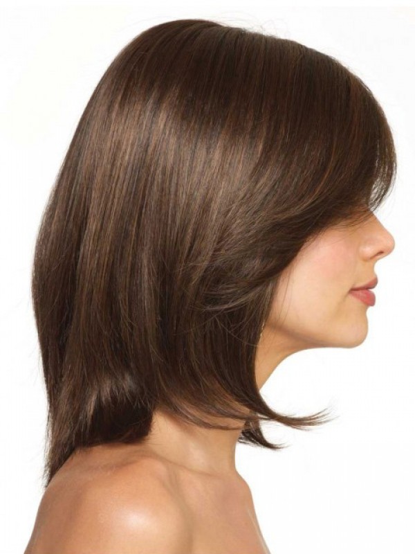 Bob Brown Short Straight Lace Front Wig