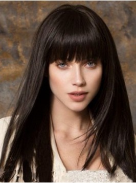 Black Long Straight Wig