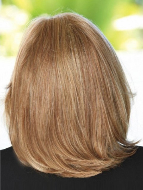 Blonde Medium Straight Wig