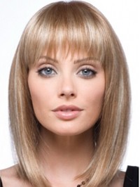 Medium Straight Lace Front Wigs