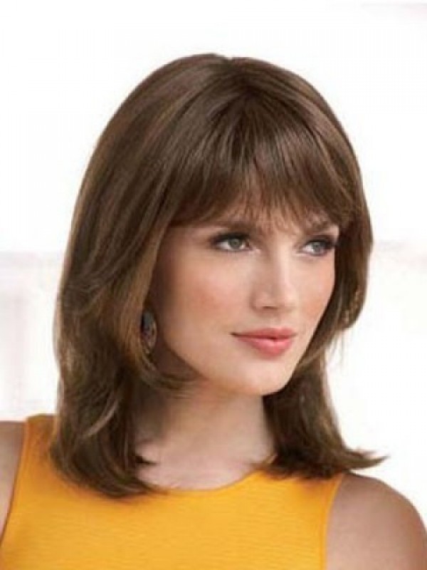 Medium Straight Lace Front Wig