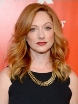 Judy Greer Long Wavy Lace Front