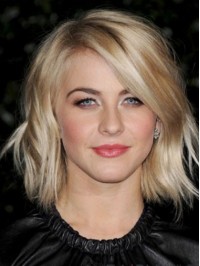 Julianne Hough Blonde Short Straight Lace Front Wig
