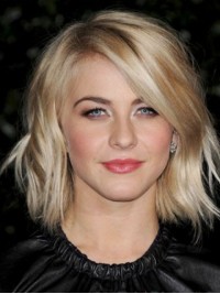 Julianne Hough Blonde Short Straight Lace Front Wig