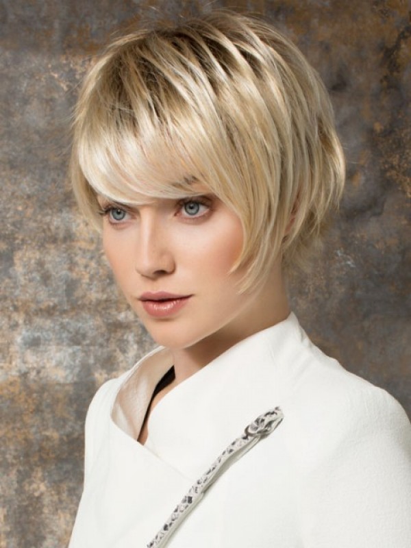 Blonde Short Straight Lace Front Wig