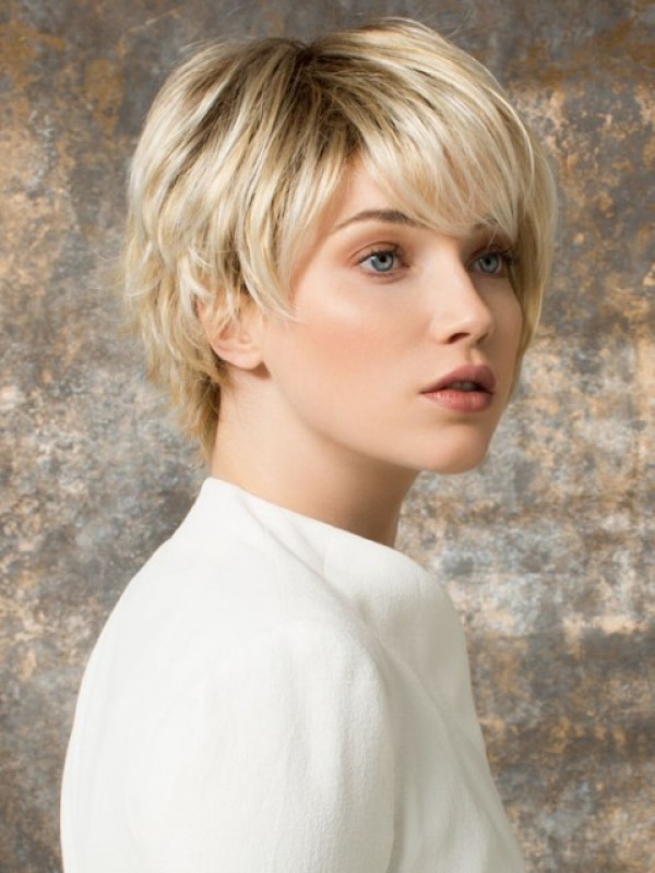 Blonde Short Straight Lace Front Wig