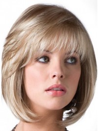 Blonde Short Bob Straight Wig