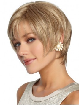 Blonde Short Straight Wig