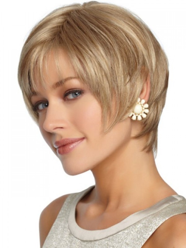 Blonde Short Straight Wig