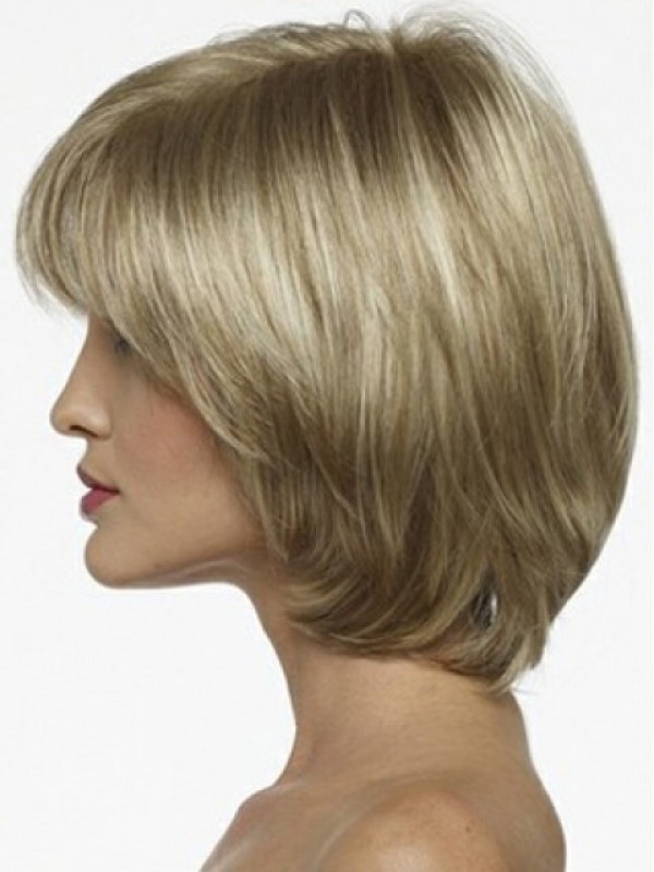 Blonde Short Bob Straight Wig