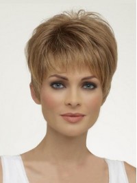 Short Blonde Boy Cut Wigs