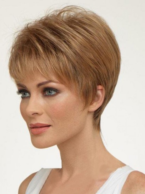 Short Blonde Boy Cut Wigs