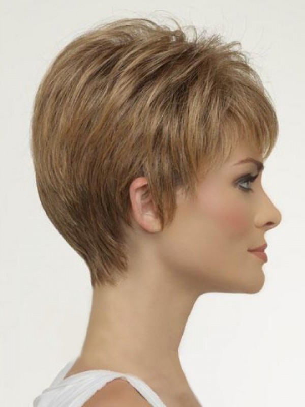 Short Blonde Boy Cut Wigs