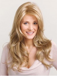 Blonde Long Wavy Lace Front Wig