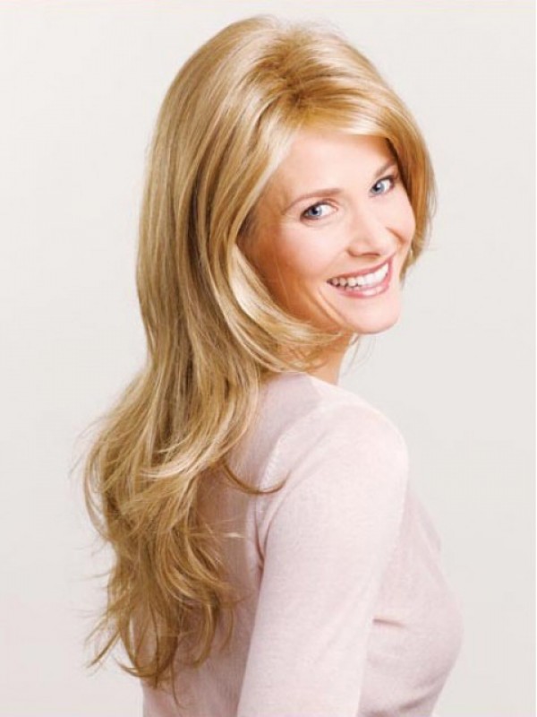 Blonde Long Wavy Lace Front Wig