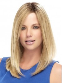 Long Blonde Straight Lace Front Wig