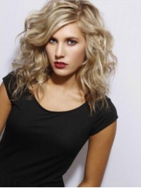 Blonde Long Wavy Lace Front Wig