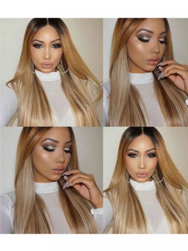 Straight Human Hair Lace Wigs