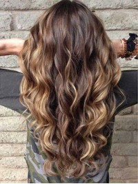 Water Wavy Color Human Hair Wigs