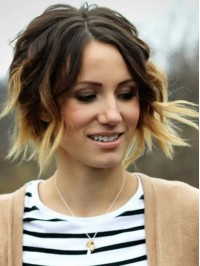 Short Wavy Human Hair Wigs