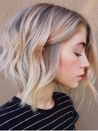 Ombre Wavy Bob Human Wigs