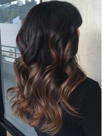 Ombre Long Wavy Human Wigs