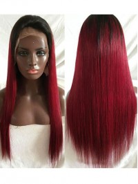 Lace Front Two Tone Human Hair Wig