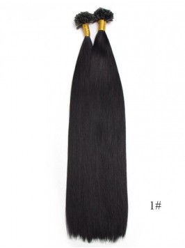 1g/s Color Straight Nail/U Tip Virgin Hair Extensi...