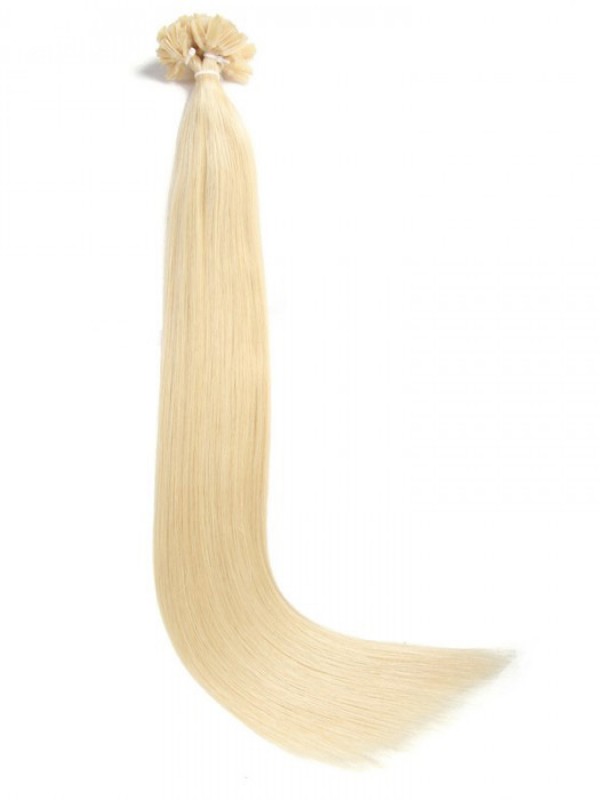 1g/s Straight Nail/U Tip Virgin Hair Extensions 100g