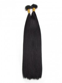 100s 0.5g/s Straight Nail/U Tip Virgin Hair Extensions