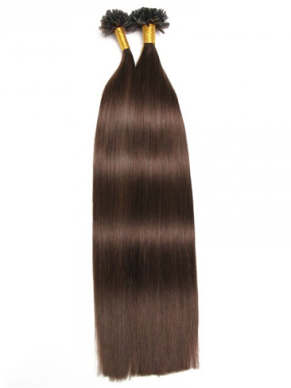 100s 0.5g/s Straight Nail/U Tip Virgin Hair Extensions