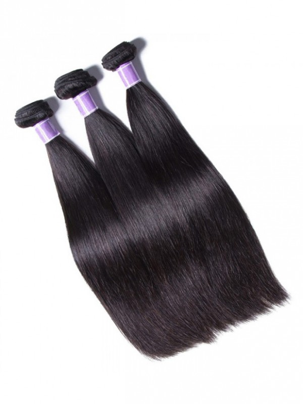 Peruvian Straight Hair Weft 3 Bundles Virgin Hair