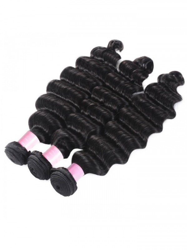 Deep Wave Wave Cheap Human Hair 3 Bundles