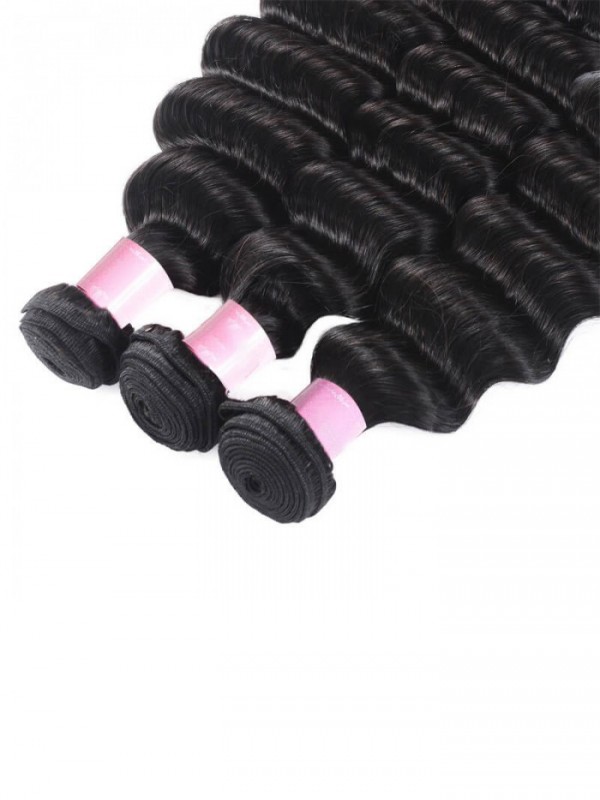 Deep Wave Wave Cheap Human Hair 3 Bundles