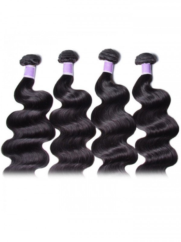 Best Human Hair 4 Bundles Peruvian Body Wave Virgin Hair