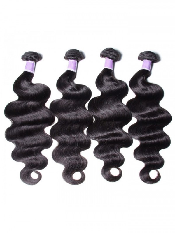 Best Human Hair 4 Bundles Peruvian Body Wave Virgin Hair