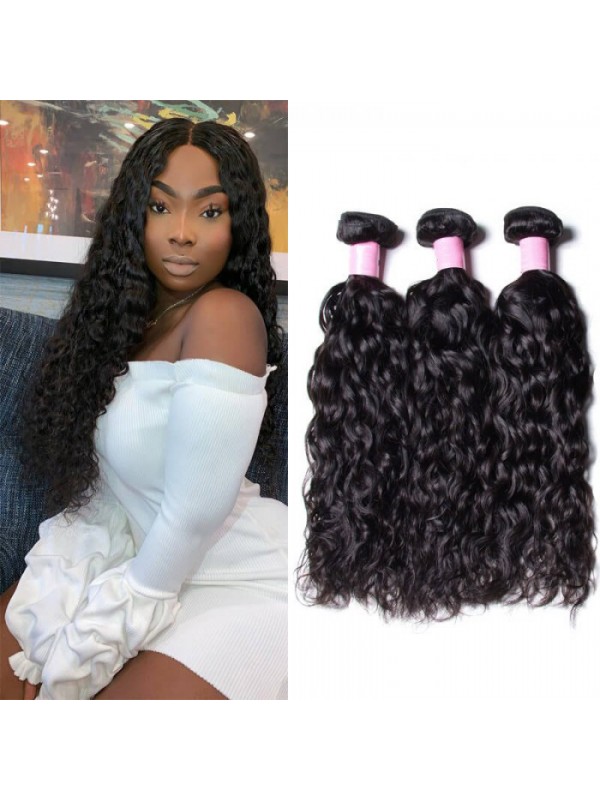 3 Bundles Water Wave Virgin Human Hair