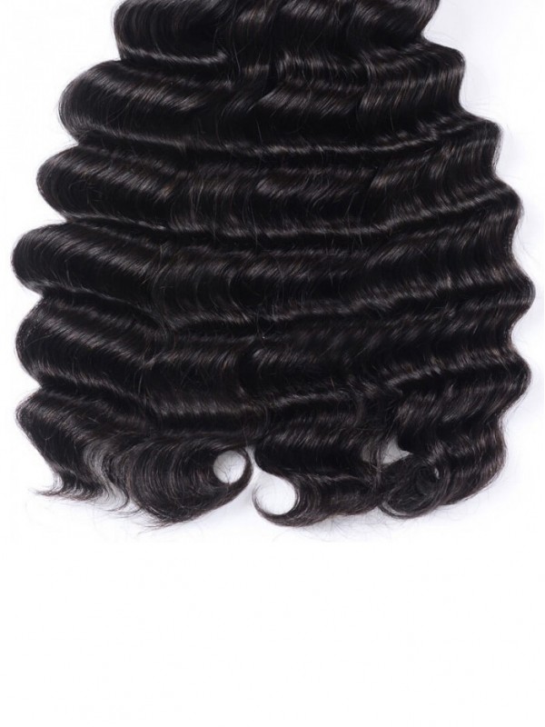 4pcs Deep Wave Wave Virgin Human Hair Weft