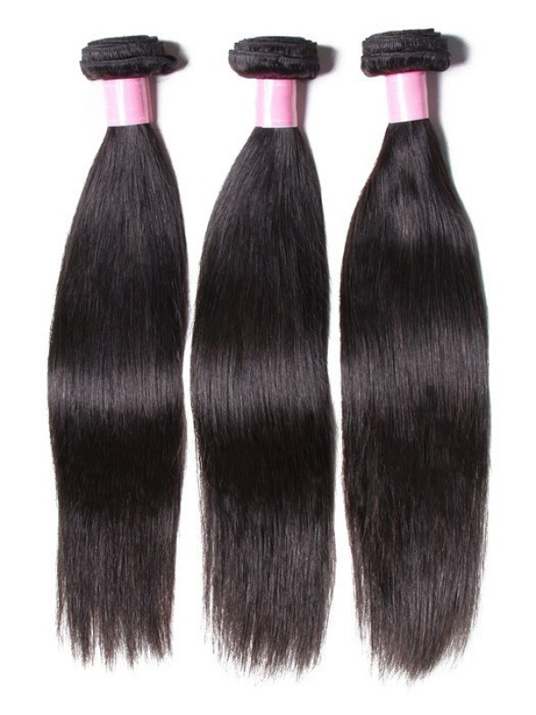 3 Bundles Bone Straight Malaysian Human Hair Weaving