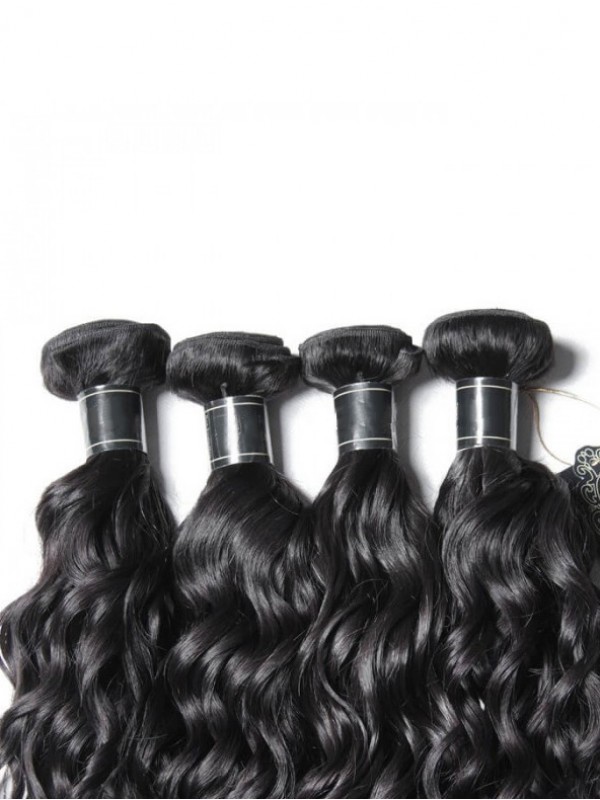 Remy Virgin Hair Bundles 4pcs/pack Natural Wave Bundles