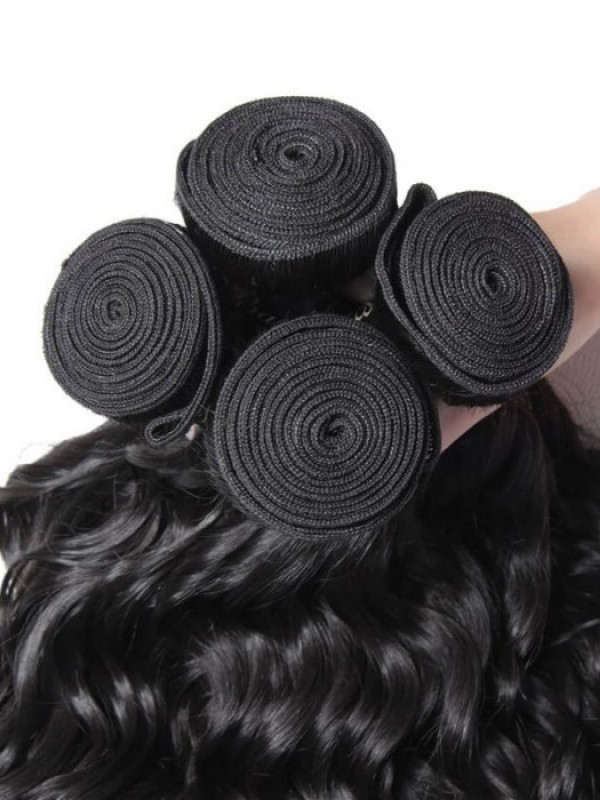 Remy Virgin Hair Bundles 4pcs/pack Natural Wave Bundles