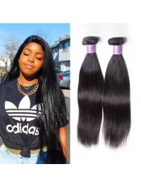 4 Bundles Unprocessed Straight Peruvian Virgin Human Hair