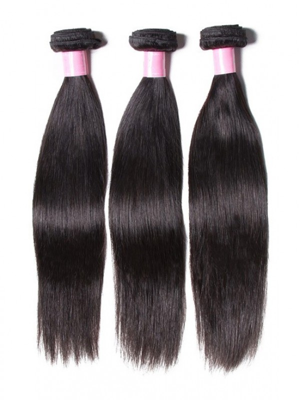 3pcs/pack Peruvian Straight Human Virgin Hair