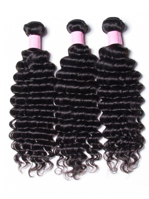 Peruvian Human Virgin Hair Deep Wave 3Pcs/pack