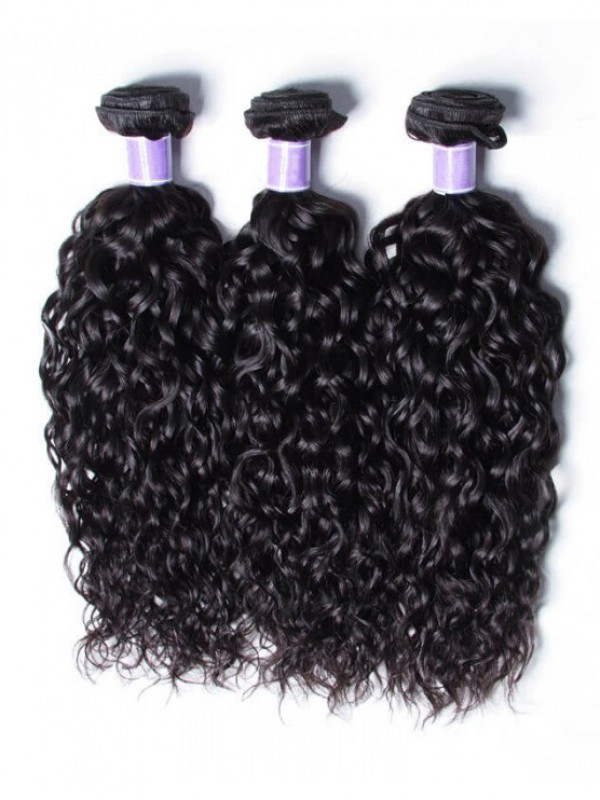 3 Bundles Brazilian Water Wave Virgin Human Hair