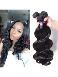 100% Indian Human 3 Bundles Body wave Virgin Hair