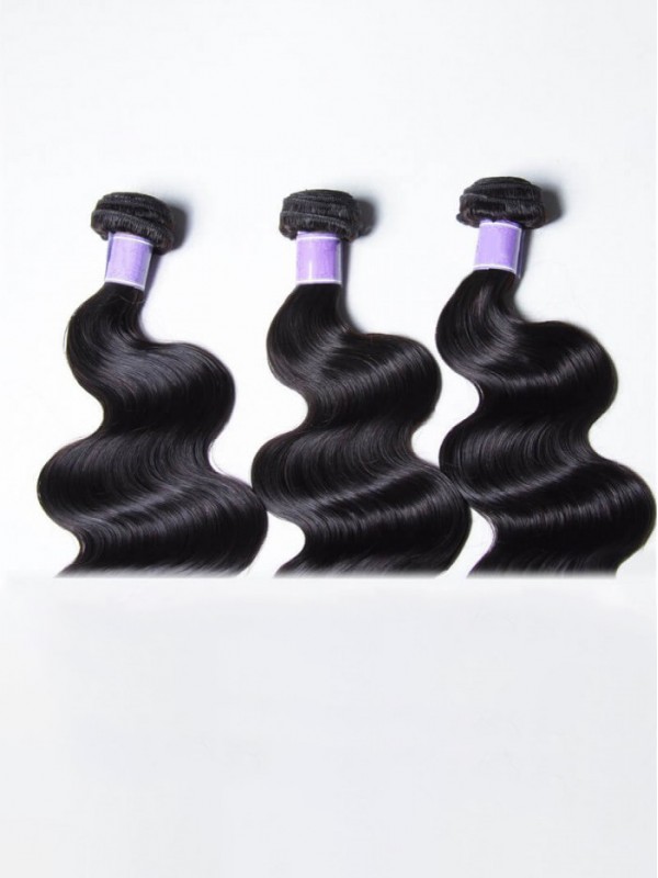 100% Indian Human 3 Bundles Body wave Virgin Hair