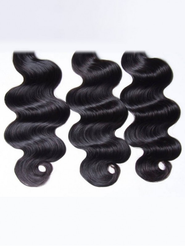 100% Indian Human 3 Bundles Body wave Virgin Hair