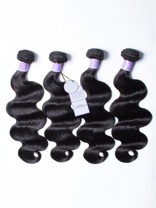 100% Virgin Malaysian Human Hair 4 Bundles Body Wave